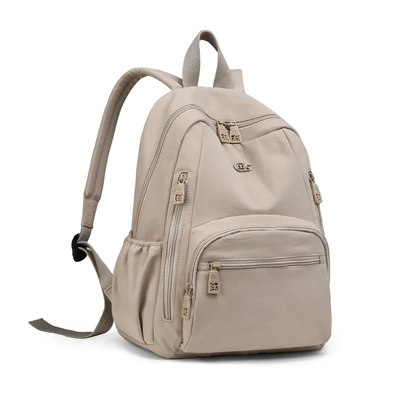 sac à dos tendance pour femmes, sac à dos léger en nylon, sac à dos pour femmes avec plusieurs poches, pour les trajets quotidiens et les week-ends