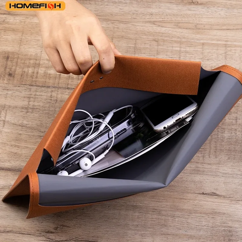 sac de rangement pour documents a4 imperméable homefish, pochette à fermeture magnétique grande capacité pour usage professionnel au bureau