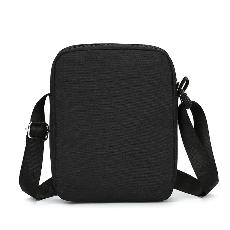 mini sac à bandoulière simple et décontracté pour hommes, petit sac à bandoulière en nylon pour hommes, sacoche noire oxford, sac à bandoulière latéral, sac de poitrine pour mari