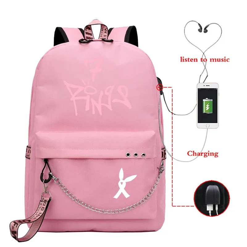 sac à dos ariana grande tendance pour filles, sac d'école pour adolescentes, sacs à dos de voyage pour femmes, sac à dos de randonnée assorti avec tout