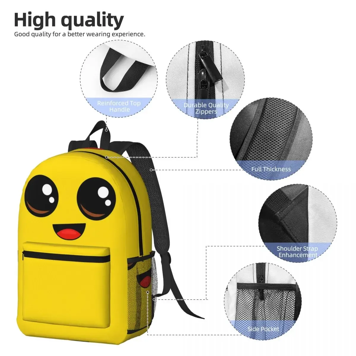 sac à dos banana peely battle royale pour garçons et filles, sac d'école pour enfants, sacs à bandoulière pour ordinateur portable pour hommes et femmes