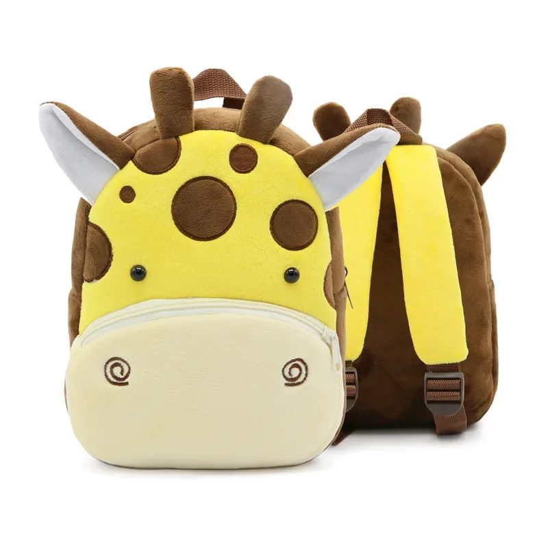 sac à dos créatif en peluche pour enfant, observateur, mignon, animal de dessin animé