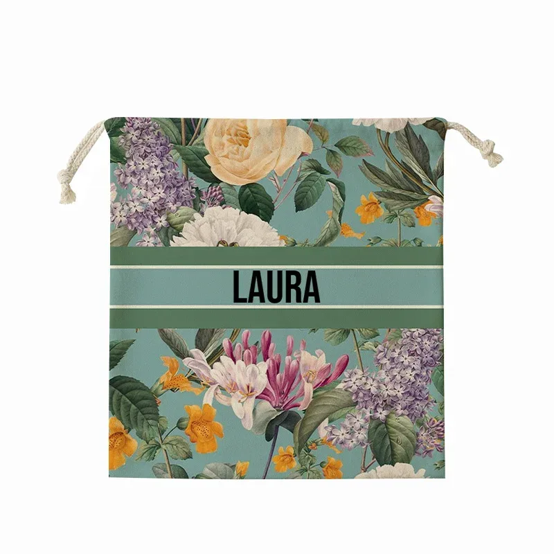 sac en toile pour épaules, poches à cordon de serrage, sac à dos de shopping personnalisé pour étudiant, pochette en coton pour salle de sport, sac de rangement de voyage