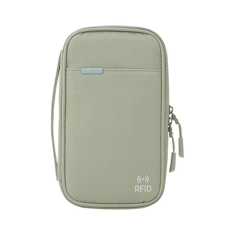 nouveau sac à passeport multifonctionnel, sac de rangement domestique imperméable, sac portable pour cartes d'identité et billets, portefeuille de voyage pour passeport