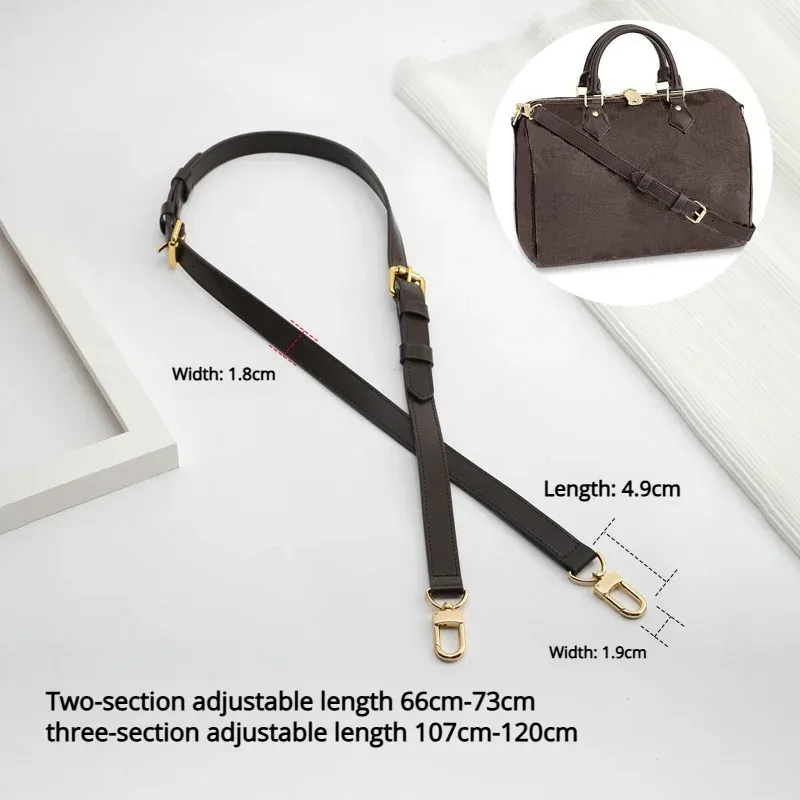 sangle d'épaule à carreaux pour sac pour femme, sangle de sac à bandoulière en cuir de vachette de première qualité, durable et tendance, accessoires de sac