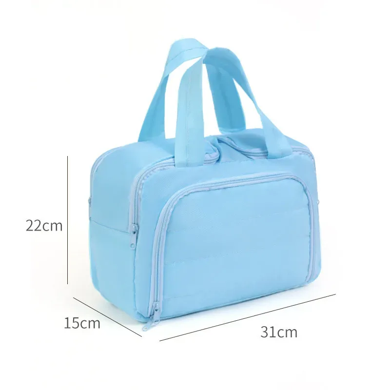 sac de toilette extensible et pliable personnalisé, sac de toilette de voyage personnalisé avec crochet de suspension, cadeau pour demoiselle d'honneur