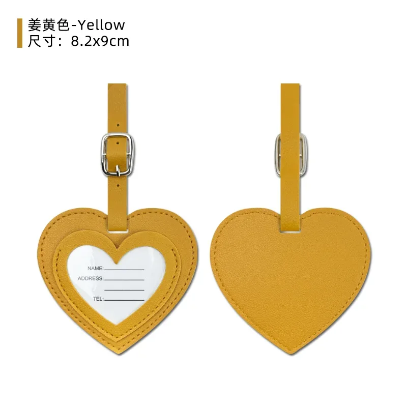 étiquette de bagage personnalisée en cuir pu avec nom et lettres diy, étiquette de valise de luxe en gros, breloque de sac cadeau pour anniversaire de mariage