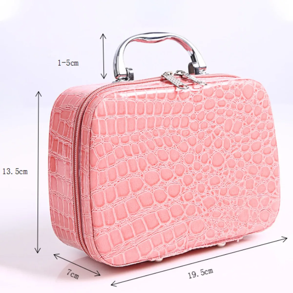 sac de beauté en cuir, sac de voyage, trousse à cosmétiques en pu, trousse de toilette pour collection de maquillage, usage professionnel, pour femmes