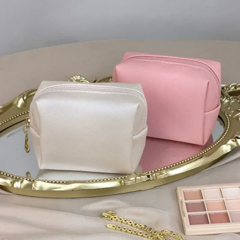 mini trousse de maquillage pour femmes, sac à cosmétiques, mode, pu, poudres de maquillage, rouge à lèvres, poudres, voyage, petite pièce de monnaie, sac de rangement