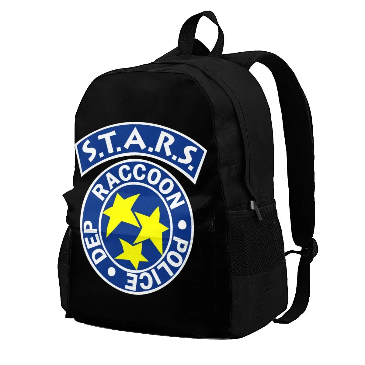 sac à dos de grande capacité, avec logo étoiles, raton laveur, ville, police, mal, voyage, natation, sport, école, sport