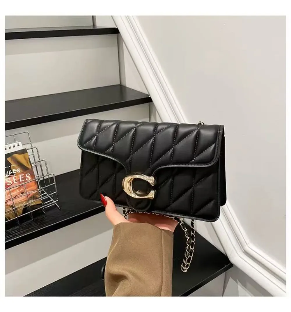 nouveau sac à bandoulière pour femme 2026, style européen, motif losanges, luxe léger