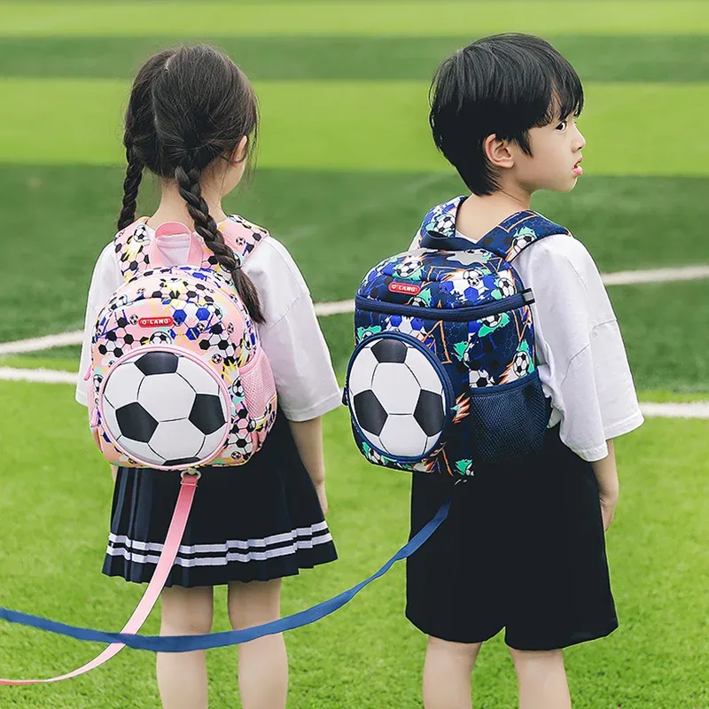 sacs d'école de football 3d pour garçons, sacs à dos d'école pour enfants de la maternelle, sac de voyage pour étudiants, pack pour enfants mochila infantil escolar