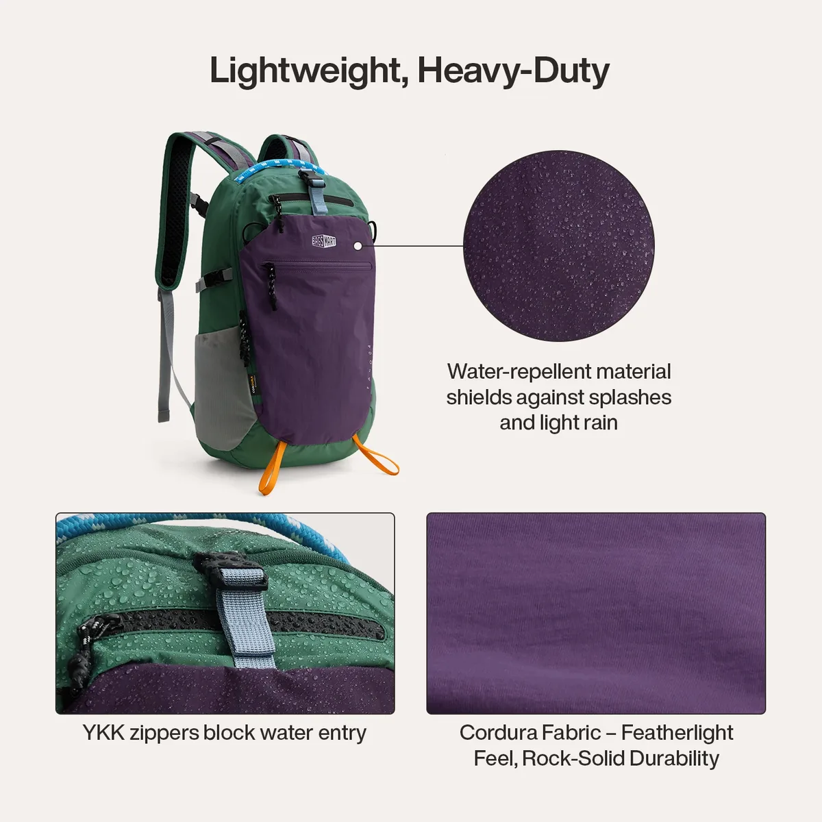 sac dos polyester femelle imperméable 20l ordinateur portable 14 pouces beige noir doré gris bleu marron randonnée activite plein air
