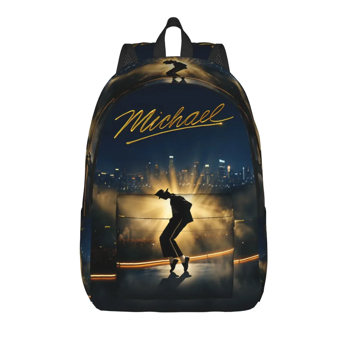 michael mj sac à dos unisexe en polyester, sacs de voyage durables et élégants, sacs à dos pour lycée