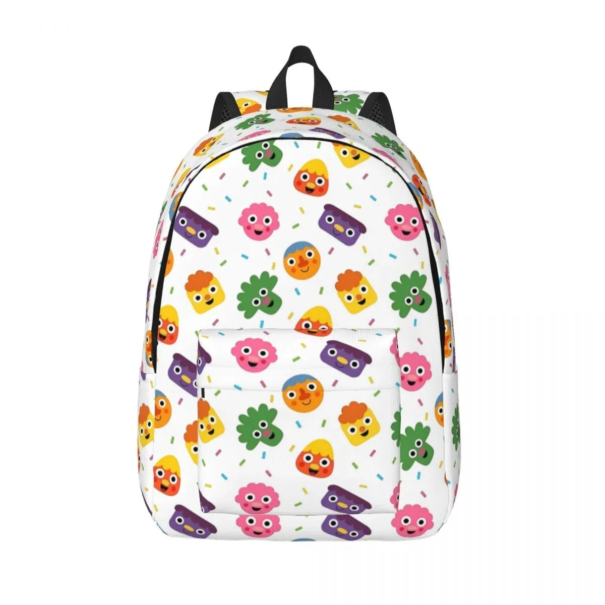 nrellux & pals-sac à dos en toile avec poche pour homme et femme, micro sac à dos super simple et cool, sacs de voyage pour pépinière, sac à dos pour chansons, sac à dos universitaire