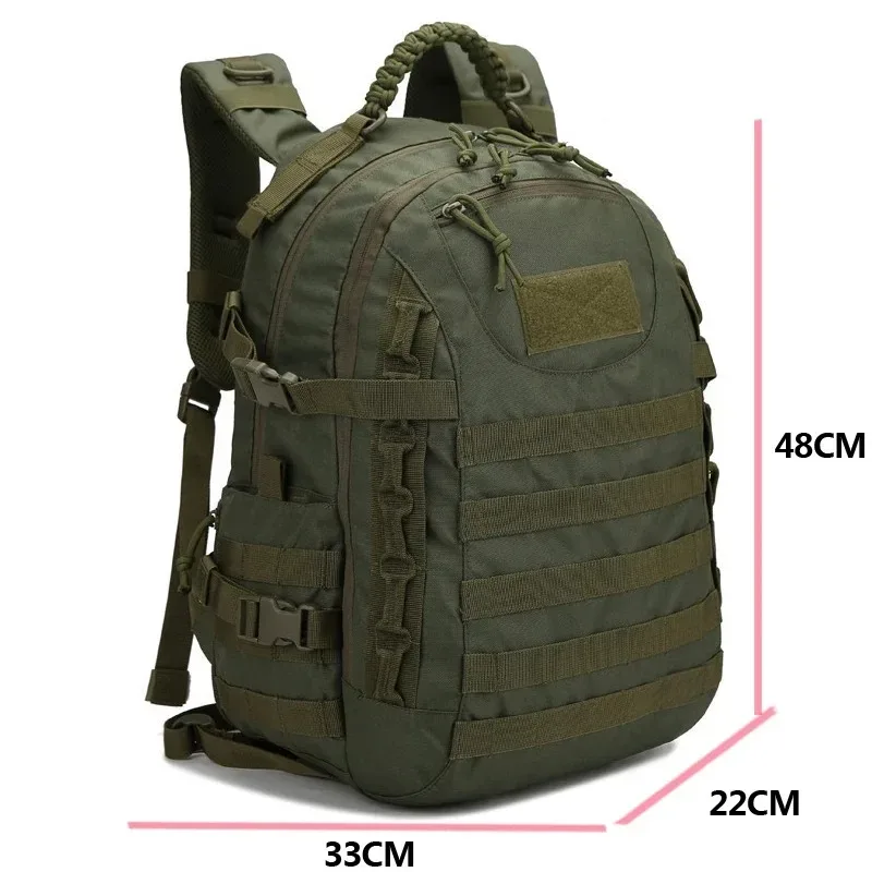 sac à dos tactique 35l, sac de sport de camping en plein air, chasse, dos souple, grande capacité