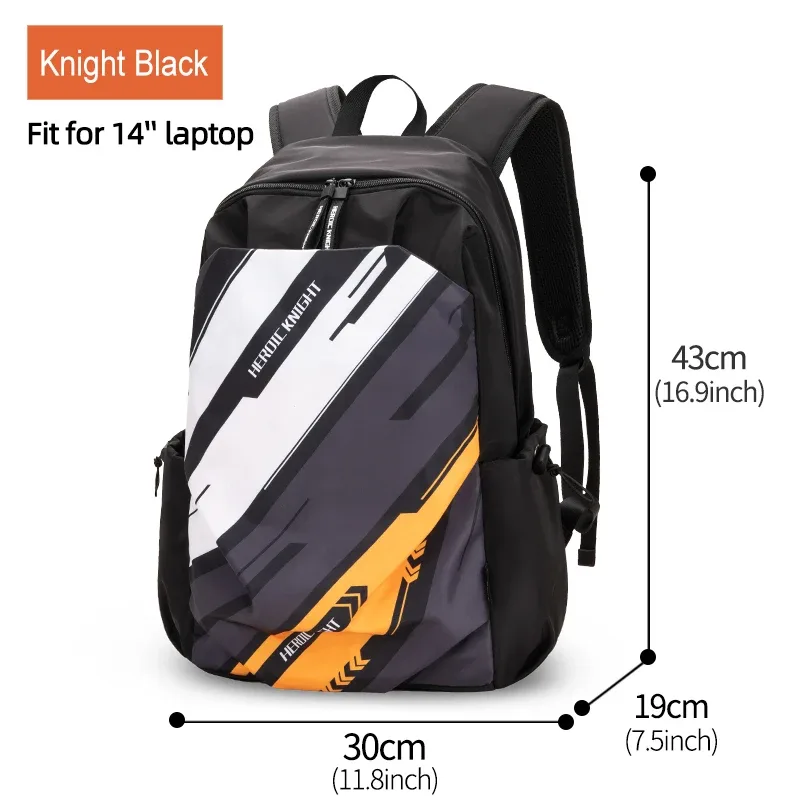 heroic knight – mini sac à dos populaire pour hommes et femmes, pour ipad 12.9 pouces, léger et étanche, pour les voyages, les sports et les voyages
