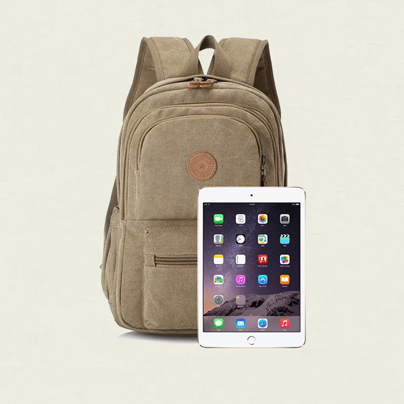 nouvelle mode vintage homme sac à dos voyage cartable hommes sacs à dos hommes grande capacité sac à dos épaule sacs d'école