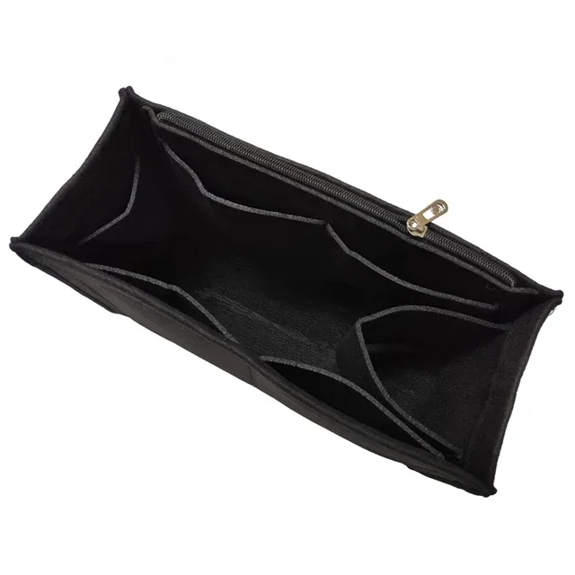 sac d'insertion en tissu feutré pour livre, sac à main de maquillage, organisateur, sac à main intérieur de voyage, sac à cosmétiques, sac pour maman, fourre-tout onthego