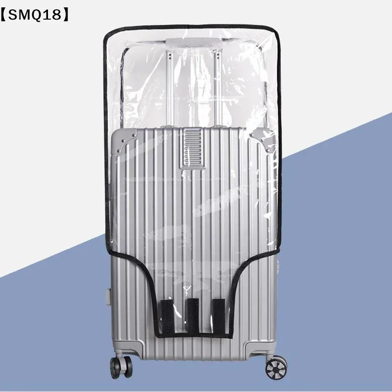 housse de protection transparente pour bagages de voyage, imperméable, anti-poussière, pour valise de 18 à 30 pouces【smq】