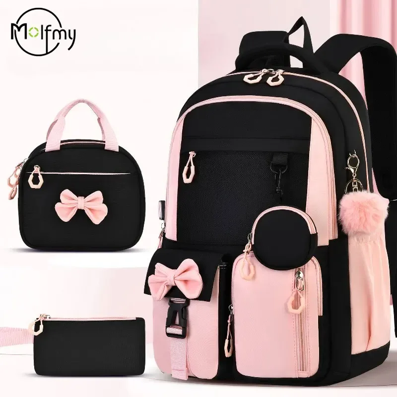 Ensemble de sacs d'école pour enfants, sac à dos léger de grande capacité, sac à livres pour enfants, sac à dos étanche pour ordinateur portable, voyage, livraison directe