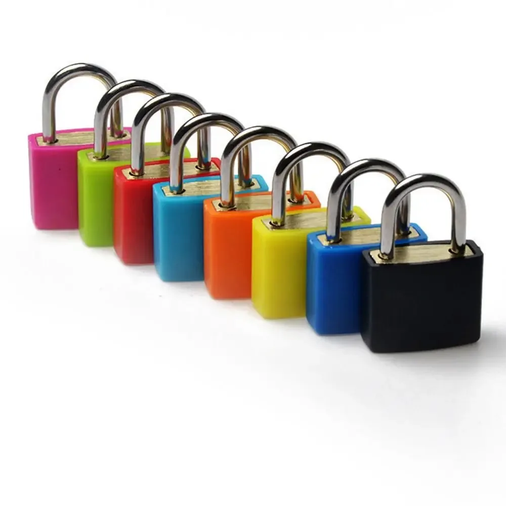 serrure de porte d'armoire de sécurité antivol, mini-cadenas de valise, acier de bain, petite serrure à bagages, fournitures de voyage, 2 prédire, 23mm
