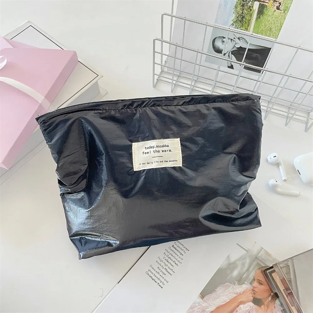 grand sac à cosmétiques pour femmes, organisateur de maquillage à fermeture éclair étanche, trousse de beauté de voyage