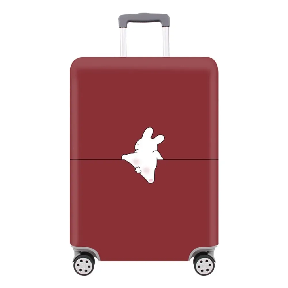 housse de protection anti-rayures pour bagages, anti-poussière, antivol, housse de valise durable avec motif animal mignon, accessoires de voyage
