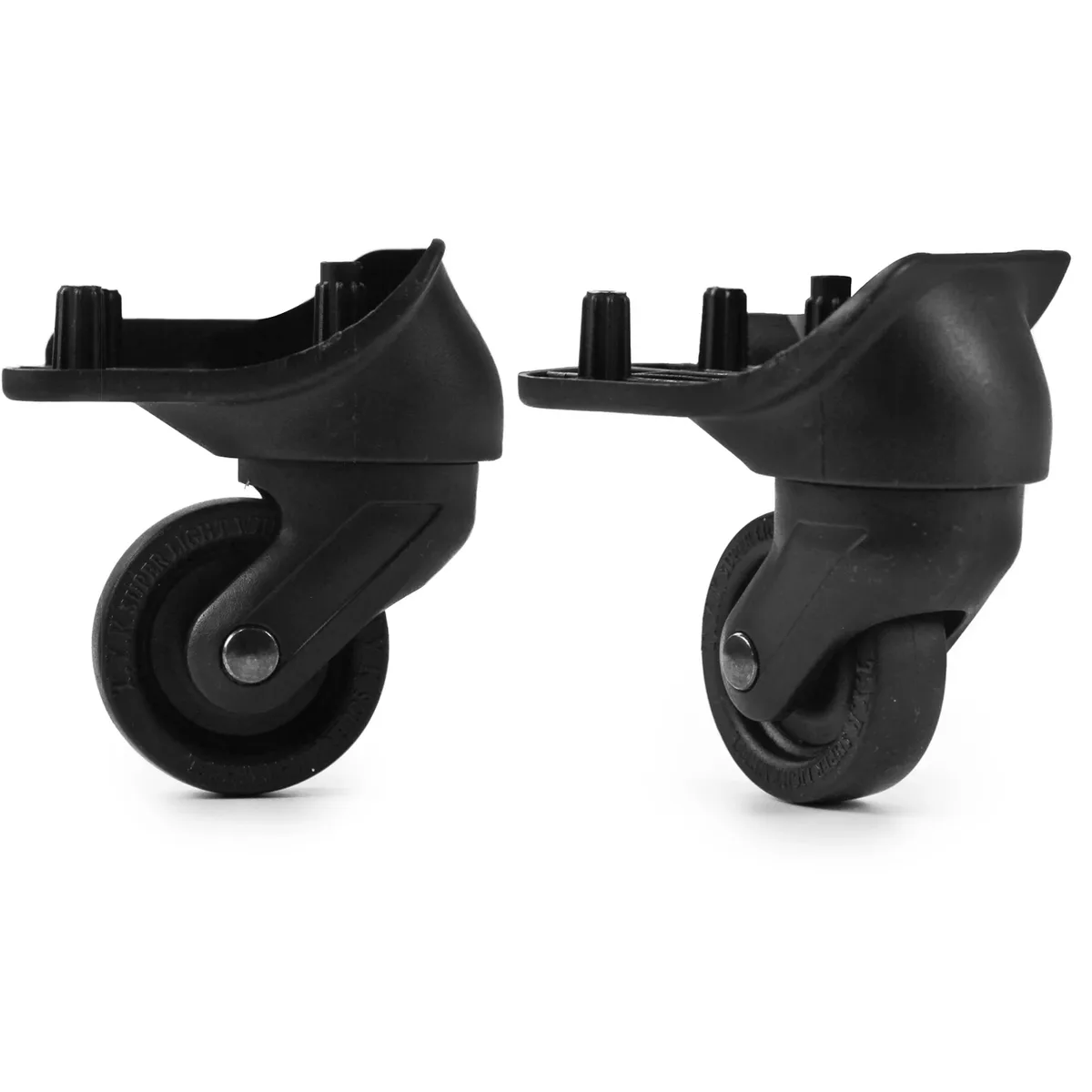 guguluza 1 paire de roues de remplacement pour valise, pièces de rechange pour bagages, roulettes pivotantes pour valises de voyage, boîte de douane st0044