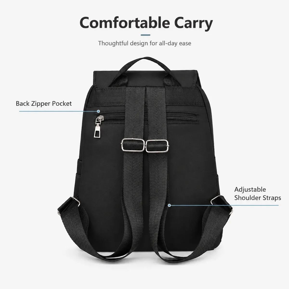 sac à dos uni pour femmes, au design élégant, idéal pour les trajets quotidiens, le travail et les voyages, avec une grande capacité et un poids léger.