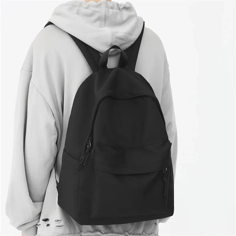 sac à dos d'école à motif simple pour femme et garçon, cartable de voyage pour étudiant, cartable de livre a4 pour adolescente, nouvelle collection 2023 mochila