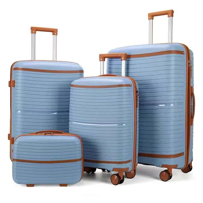 valise abs rigide toupie roues poignées verticales orange bleu gris noir argent rouge grande capacité voyage familial enfant transport international