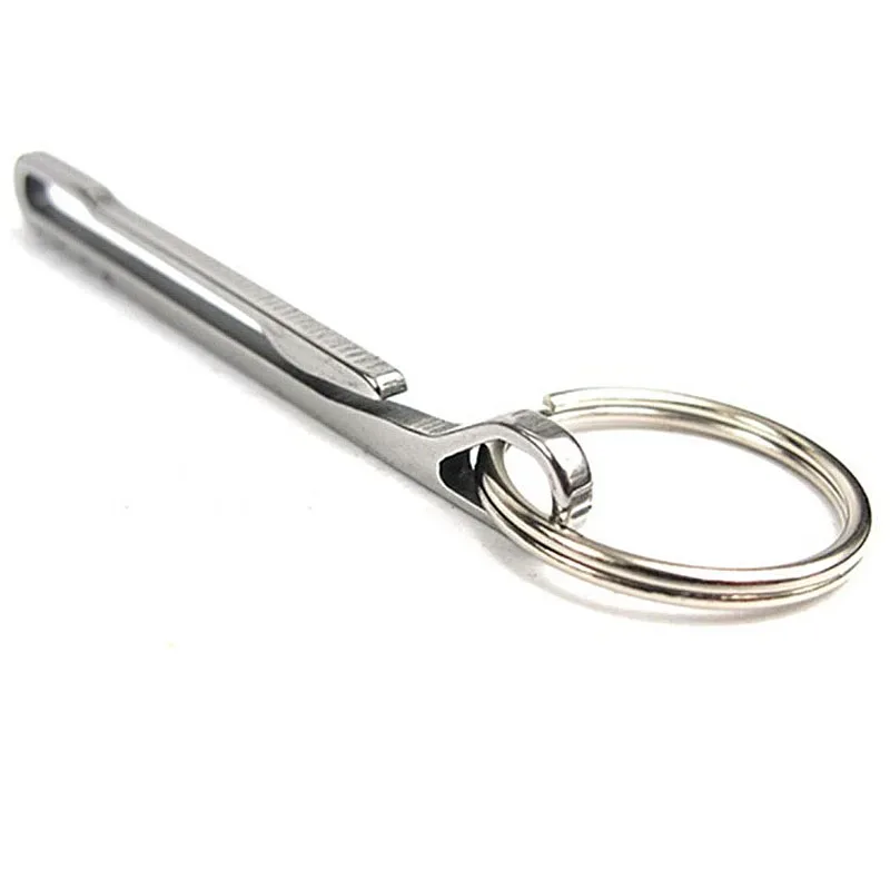 porte-outils en acier inoxydable, porte-clés multifonctionnel, mousqueton, pince à billets, boucle de sac à dos, accessoires essentiels pour le camping en plein air