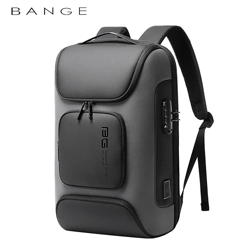 bange-sac à dos pour ordinateur portable pour homme, sac à dos d'affaires, grande capacité, voyage, étanche, antivol, sr sports mochila, 17.3 pouces