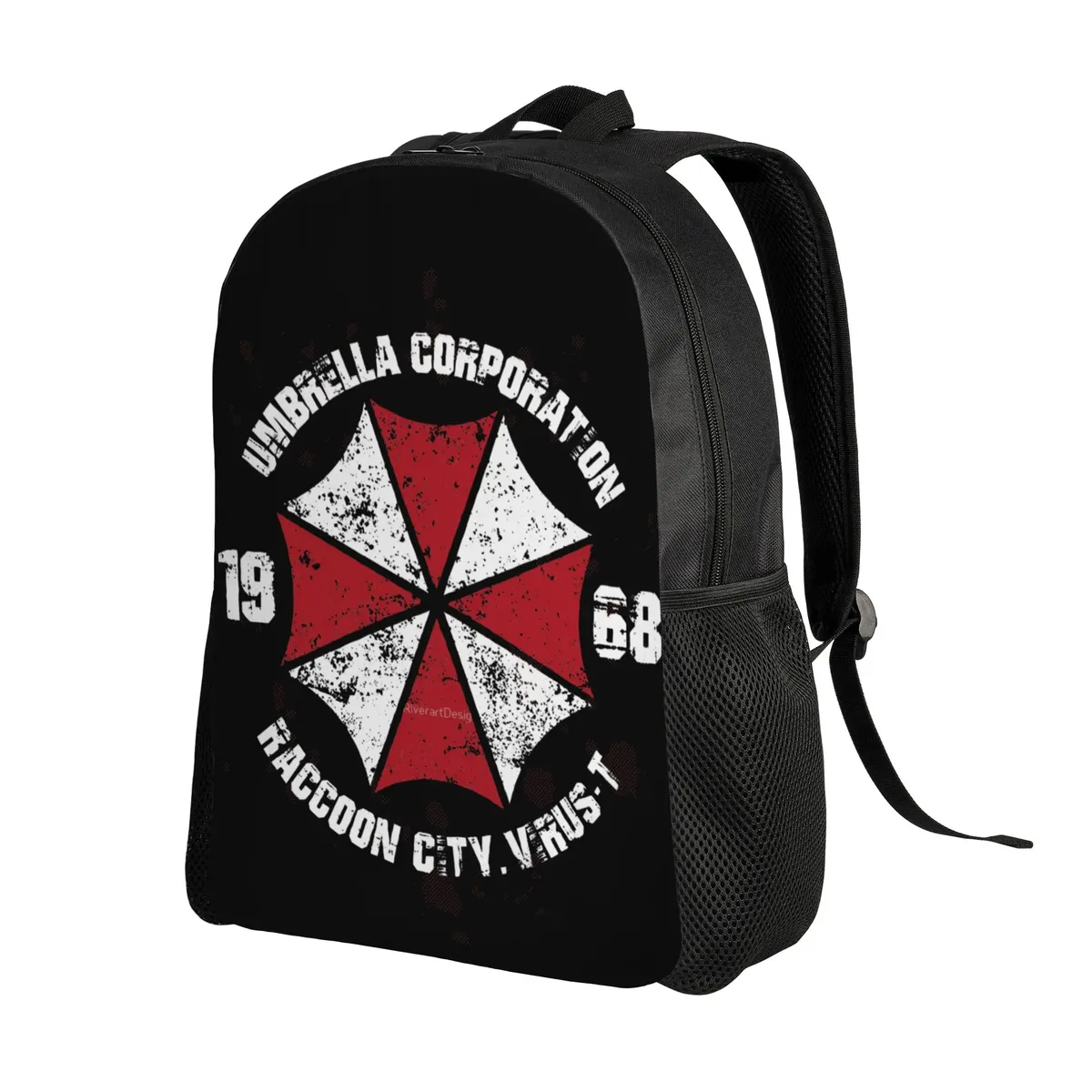 sac à dos décontracté umbrella corporation resident evil pour homme et femme, idéal pour le lycée, le travail, les activités de plein air et l'université