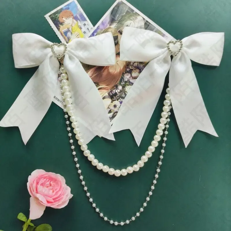 ita sac arc accessoires école sac à dos noir et blanc dentelle sac chaîne lolita accessoires bricolage pendentif accessoires