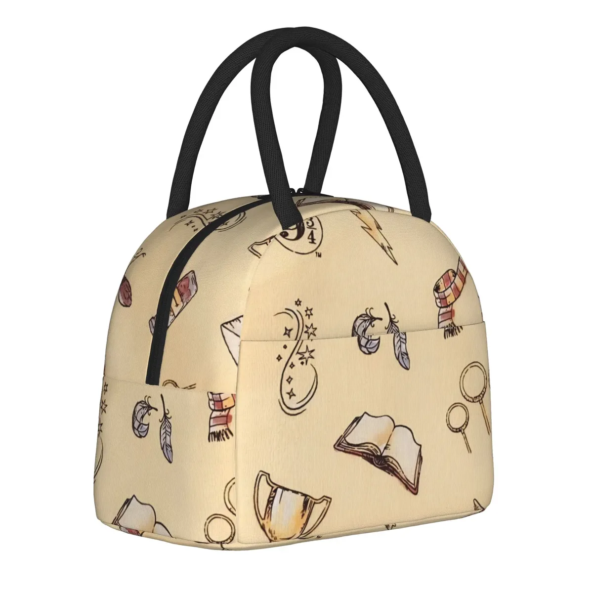 harries movie p-potters magic world sacs à lunch isothermes sac thermique conteneur à lunch sac fourre-tout boîte à lunch pour hommes et femmes travail en plein air