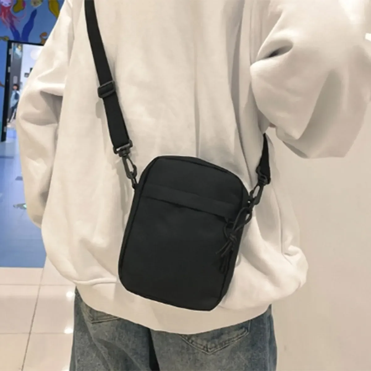 sac bandoulière sen small body bag, sac à dos de sport et de loisirs, petit sac à bandoulière simple pour femme, assorti