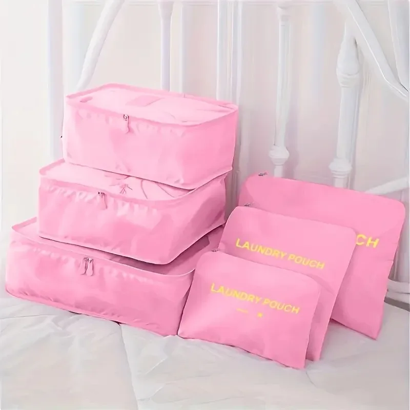 organisateur voyage nylon fleur rose gris rouge kaki vert violet marron orange noir beige transparence pratique elégant compression vêtement cosmétique toilette