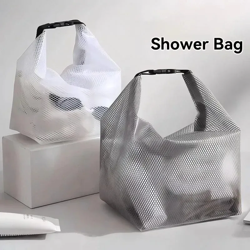 sac de rangement étanche homefish, pour vêtements de fitness, natation, salle de bain, grande capacité avec cordon de serrage, sac de toilette d'extérieur