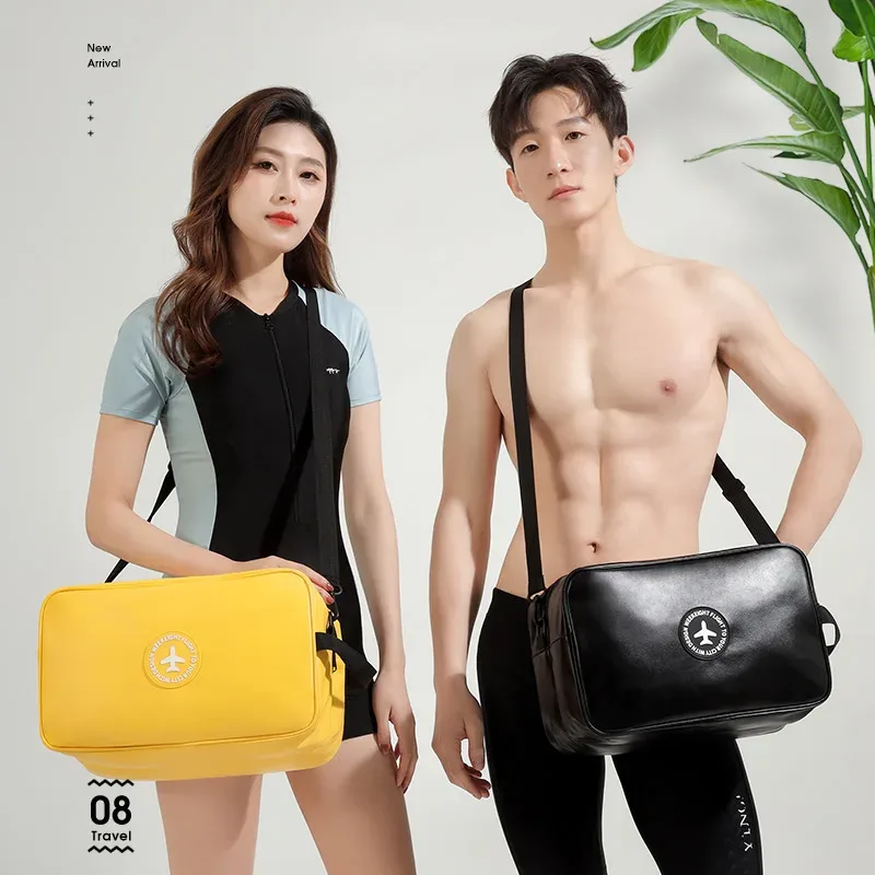 sac de natation pour femmes, sac de rangement pour vêtements secs et humides, sac de sport portable pour hommes, sac étanche pour maillot de bain, sac de sport portable