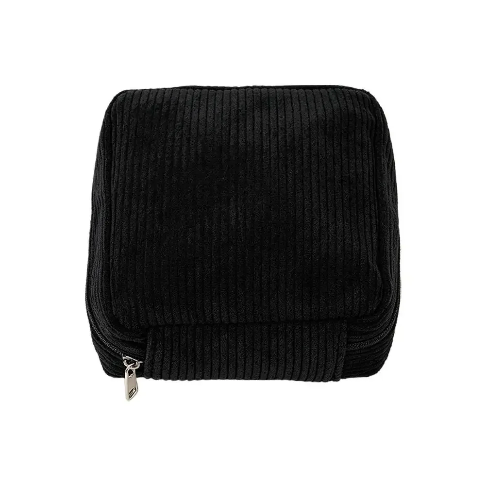 sac de rangement pour serviettes hygiéniques en velours côtelé, pochette portable pour tampons, petite trousse de maquillage pour femmes