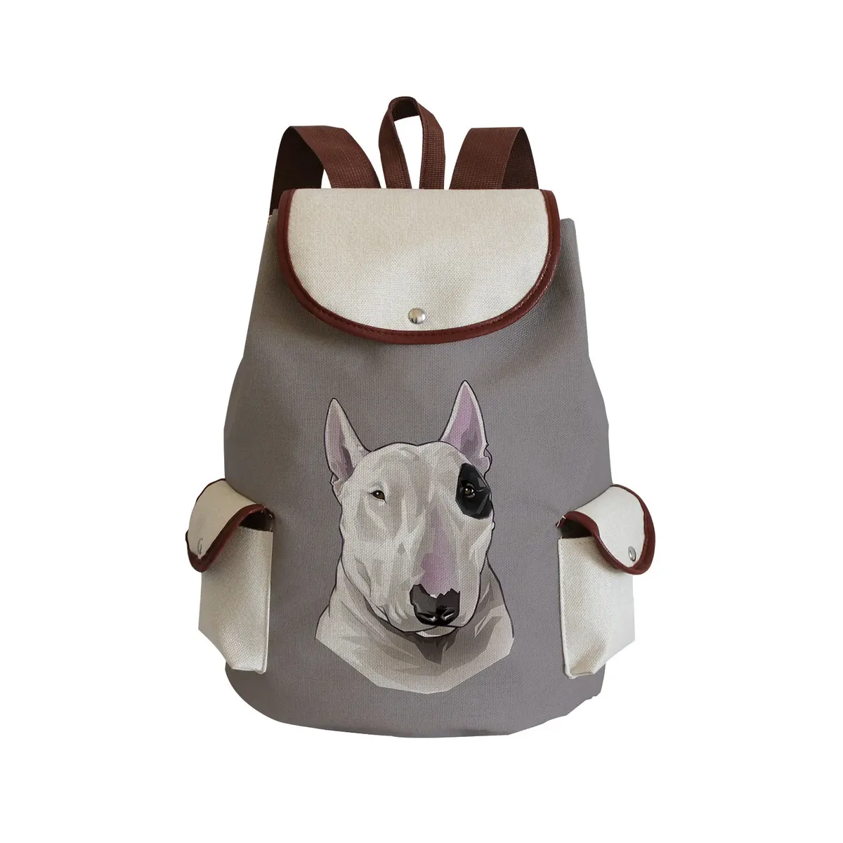 sac à dos personnalisé avec peinture à l'huile et imprimé de chien lévrier, sacoche de styliste durable pour shopping et voyage, accessoire d'extérieur décontracté pour femme