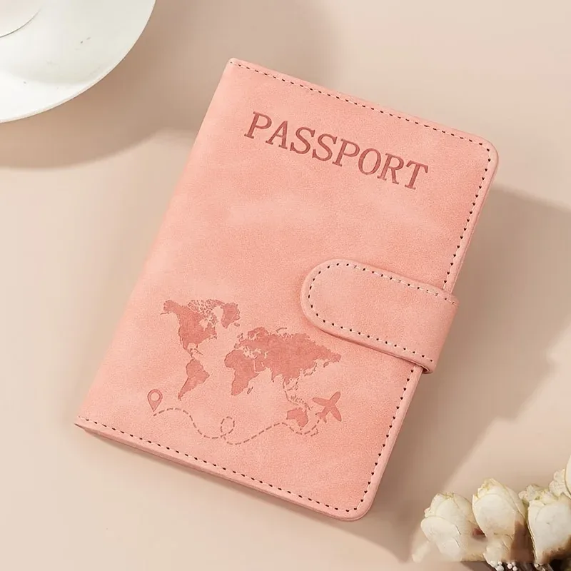 porte-passeport rfid pour voyage femme/homme, joli portefeuille de passeport avec blocage rfid, emplacements pour cartes, étui/porte-passeport rfid, portefeuille de voyage