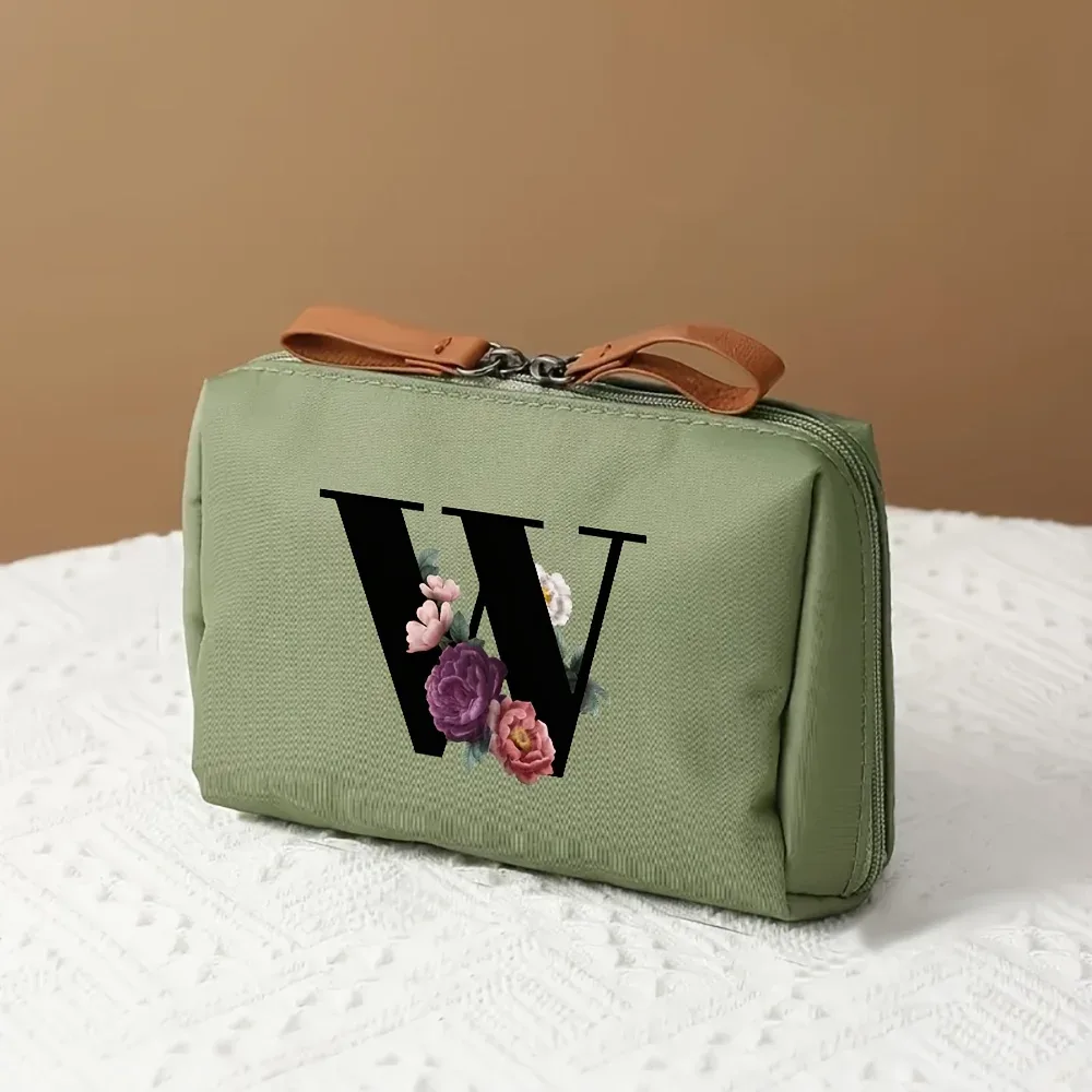 sac de rangement multifonctionnel 1 pièce, trousse de maquillage à la mode pour femmes, trousse de toilette de voyage portable adaptée aux voyages d'affaires et aux voyages