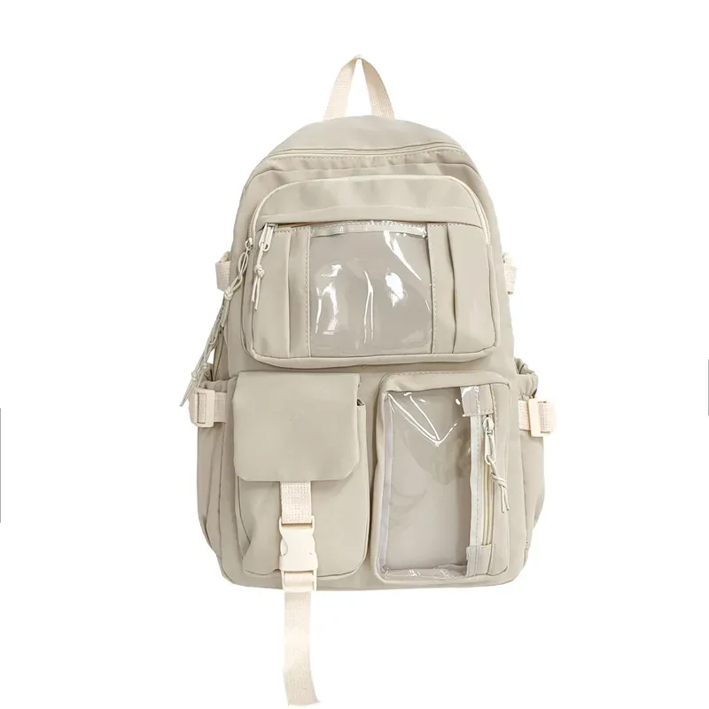 sac à dos scolaire coréen multi-couches avec compartiment ergonomique, grande capacité, pour étudiants, tendance, pour les voyages