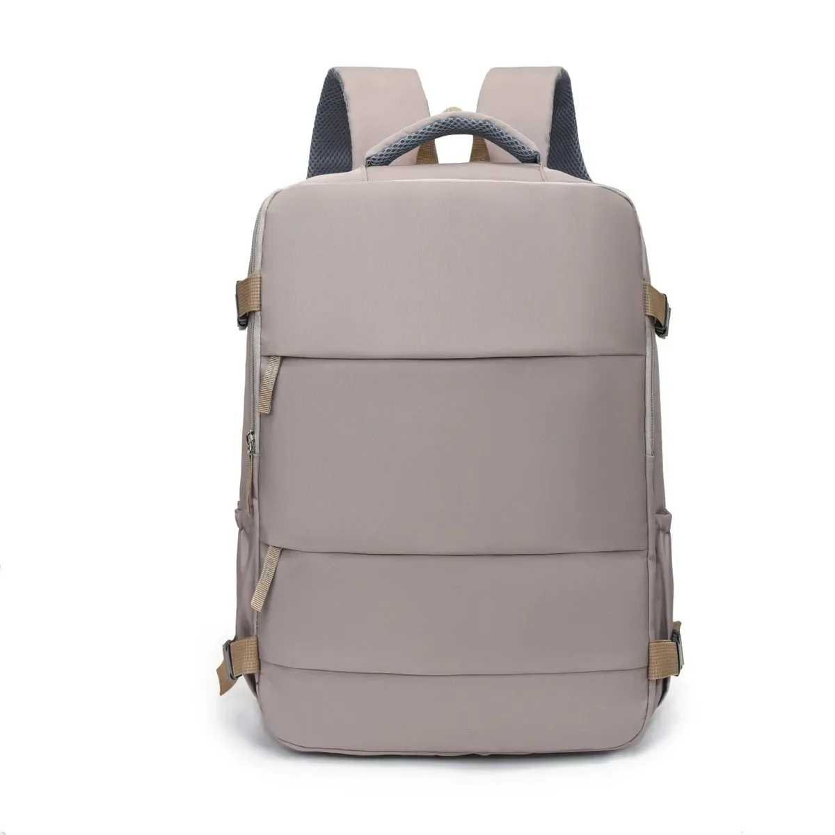 sac dos oxford université vert gris solide 20 35 litres grande capacité poignées latérales bandes bretelles chaussures respirantes