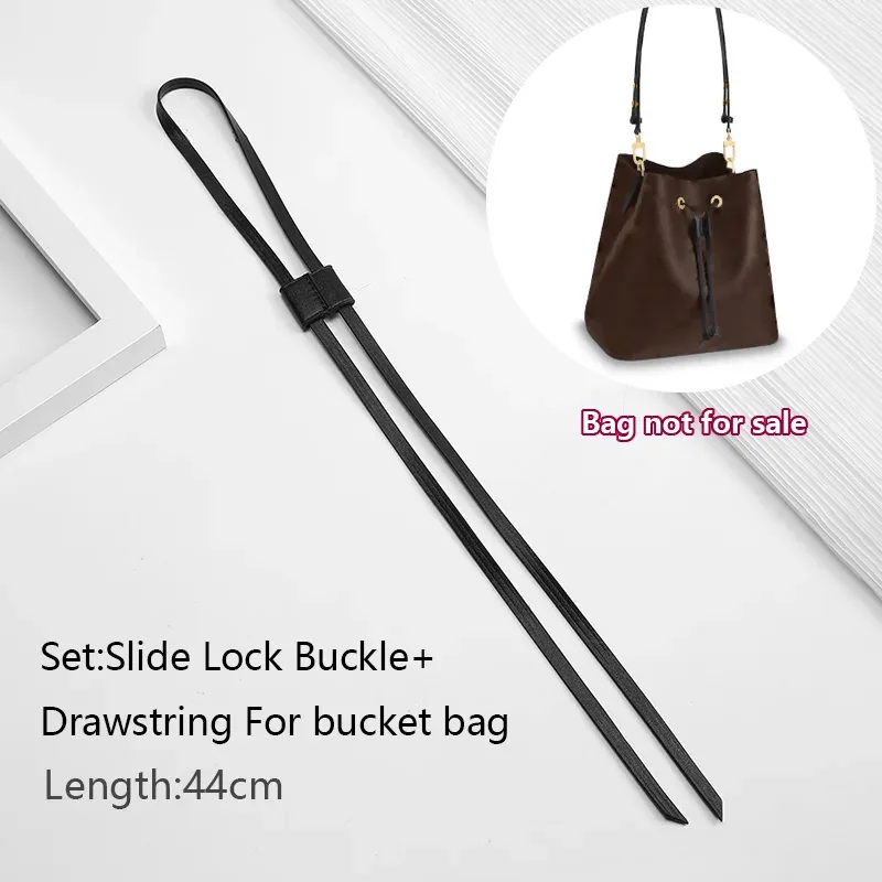 sangles de sac à cordon de serrage pour sac seau lv, cordons de tension de remplacement, sacs à bandoulière, boucle de verrouillage coulissante, accessoires de remplacement
