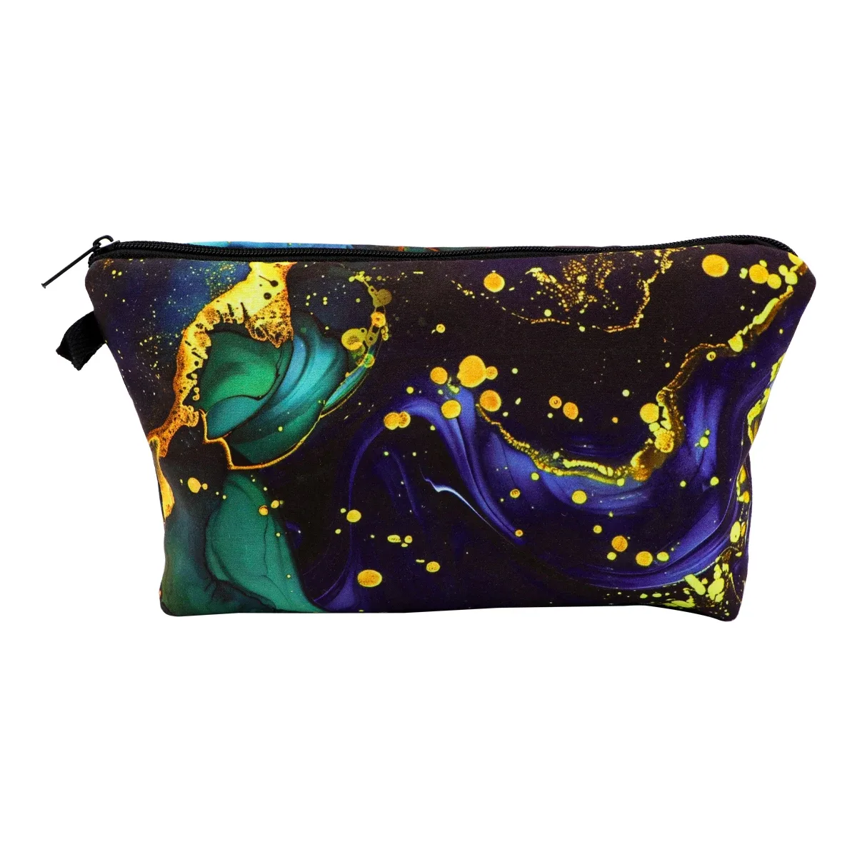 sacs à cosmétiques ciel étoilé en marbre, portables pour femmes, sac de rangement de voyage visage soleil lune rouge à lèvres cosmétiques petits sacs étui de rangement
