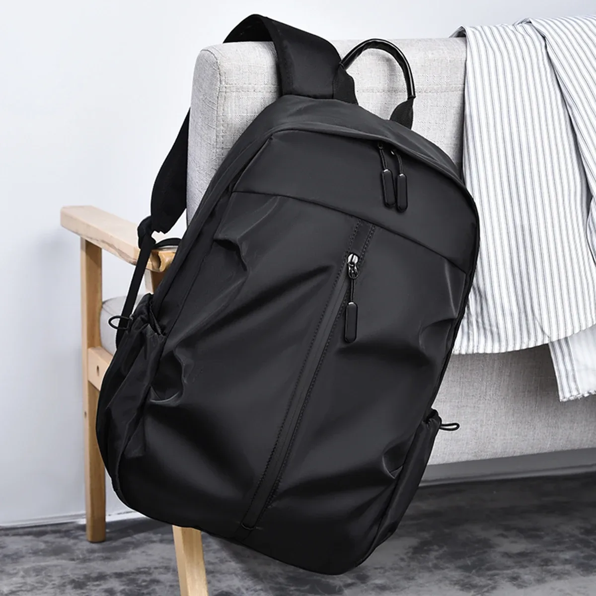 sac à dos de voyage décontracté de grande capacité pour hommes, léger et étanche, pour ordinateur, sac d'école pour étudiants, unisexe